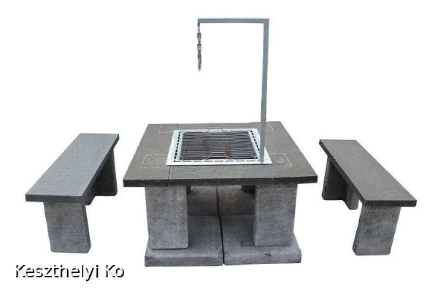 kertisütö,kerti grill,kőgrill,bográcsoló